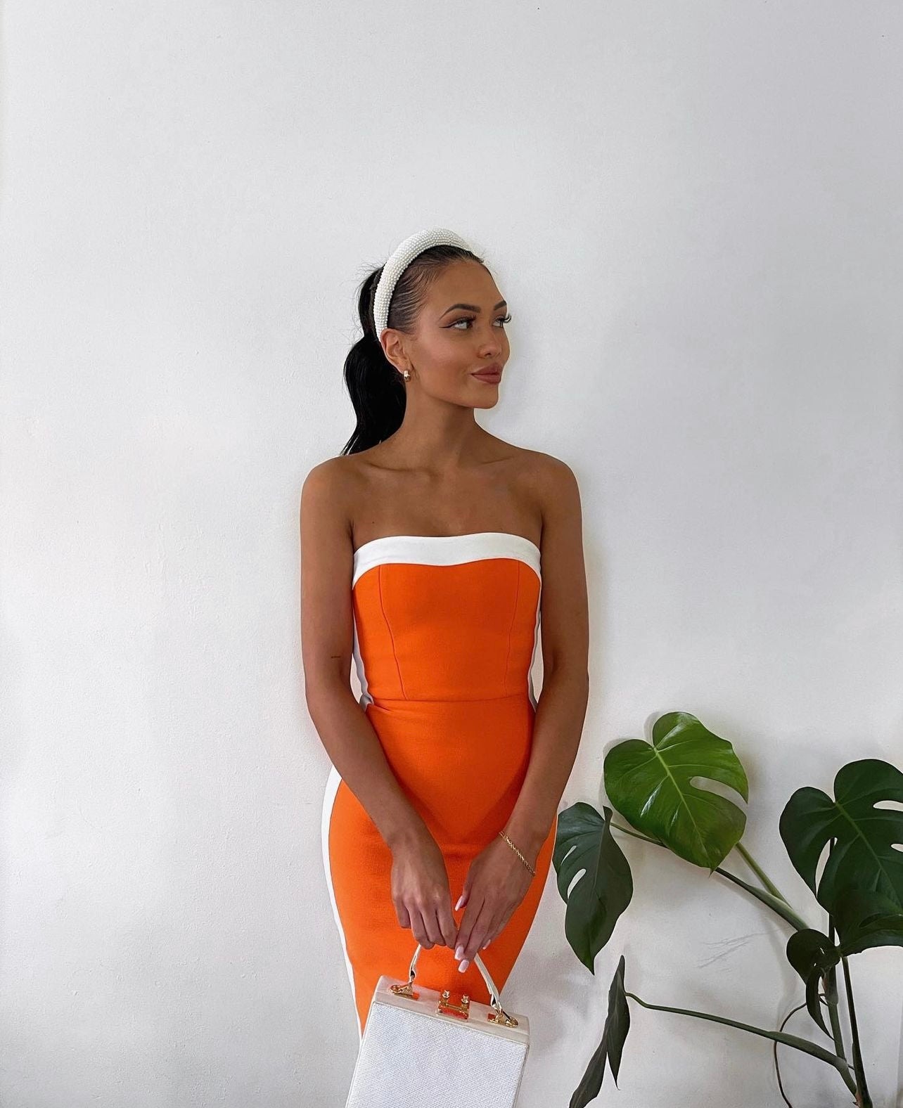 Tyla Dress - Orange